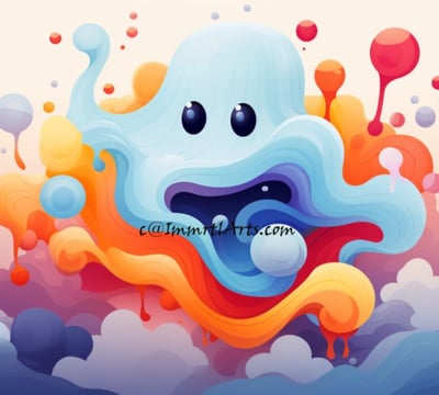 ImmrtlArts: Dressed Up: Work Illustration