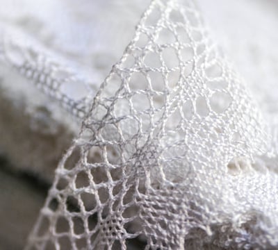 Rongzhiyue: White lace close-up