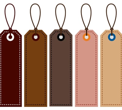 Rongzhiyue: unique colorful tags for garments