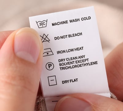 Rongzhiyue: Clothing label washing instructions