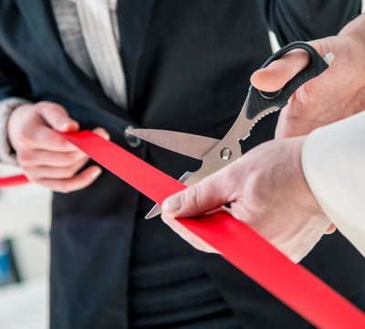 Rongzhiyue: red ribbons for grand opening