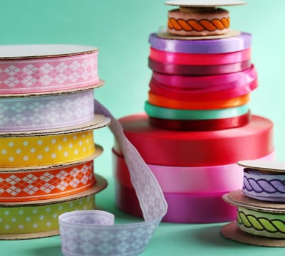 Rongzhiyue: colorful and floral ribbons for gift wrap