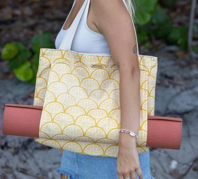 yoga bag or beach towel bag