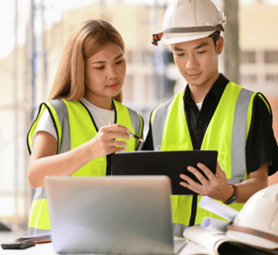 Vision Immo Bali overseeing on-site execution to ensure quality, budget control, design compliance