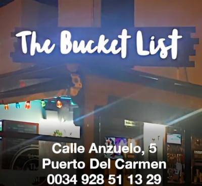 The Bucket List Puerto del Carmen Lanzarote