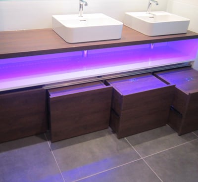 salle de bain réalisée par AV Menuiserie