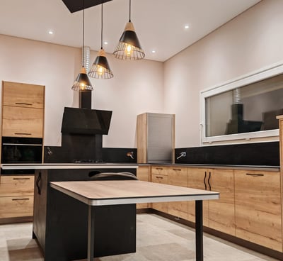 Cuisine réalisée par AV Menuiserie