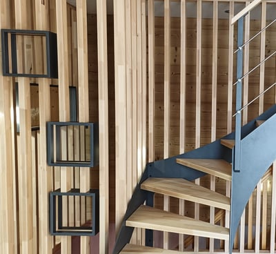 Escalier réalisé par AV Menuiserie