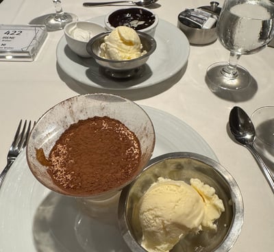 cruise ship dessert