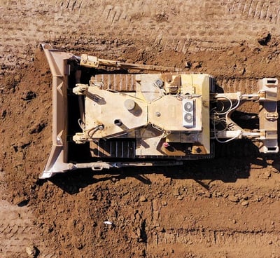 Dozer from above - OreLogic Consulting