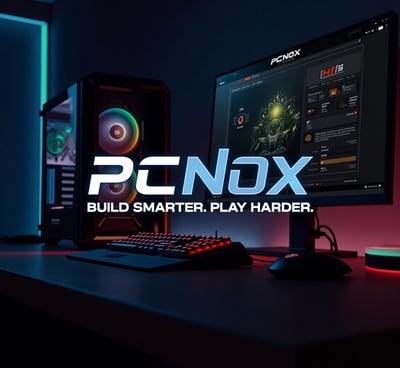 a computer monitor with a pc and a pc monitor