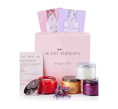 Aromatherapy Candle Gift Set for Women- Scented Candles for Home, Unique Decor Present for Women's D