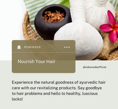 Nourish your hair naturally with IndusVeda's holistic solutions