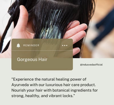 Achieve gorgeous hair with IndusVeda