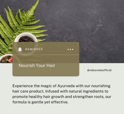 Nourish your hair naturally with IndusVeda's revitalizing treatments