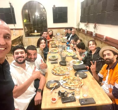 moroccans celebrating ramadan in iftar time