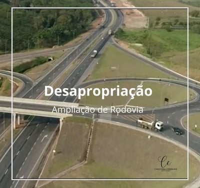 desapropriação para ampliação de rodovia. imagem da obra da eco 101 no trevo de viana