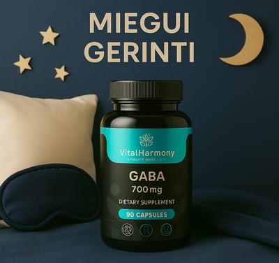 Natūralūs preparatai, padedantys gerinti miego kokybę ir užtikrinti gilų, atsipalaidavusį poilsį.