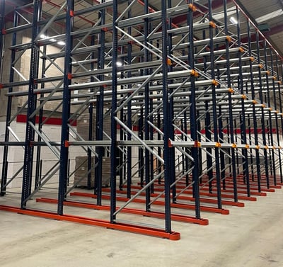 Drive-in racking for maximised storage