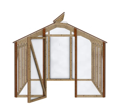 Serre de jardin en bois