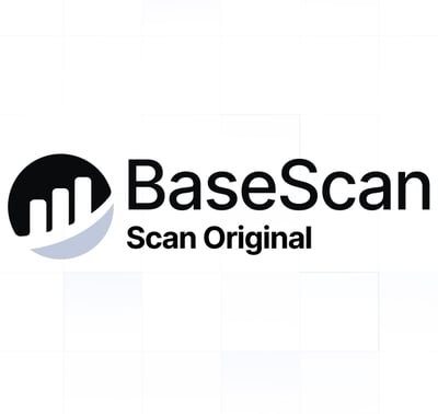 a logo for a company Base Scan