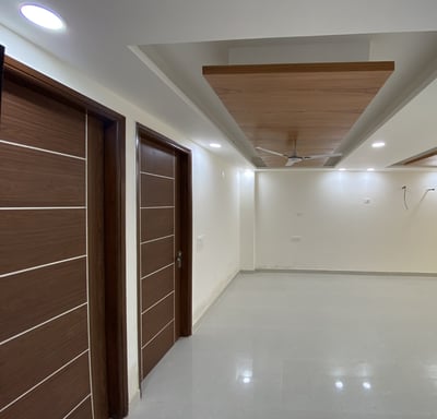 Corner 3 BHK flat for sale in Chattarpur with multiple balconies