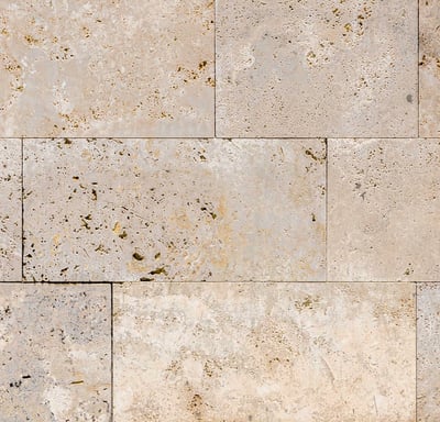 Travertine brick, natural stone brick for wall, Italian travertine