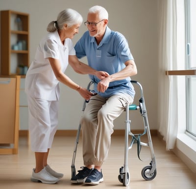 a nurse and a nurse in a room