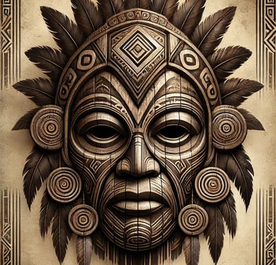 wooden mask