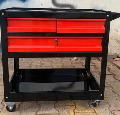 Automobile Trolley with 3 Drawers