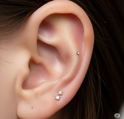 Forward Helix Piercing