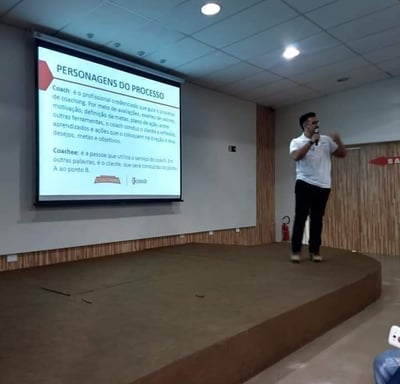 Palestra na clínica Novos Rumos