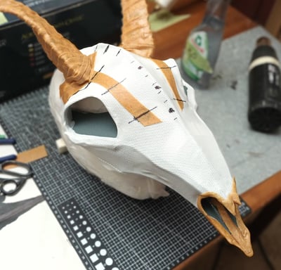 add details to yout mask out of Worbla and EVA