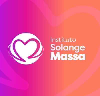 Logo em formato de coração para instituto social