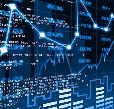 a computer screen showing a chart of data