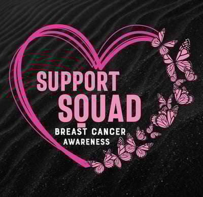 a heart shaped breast cancer awareness awareness campaign