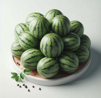 Watermelon for international export from India