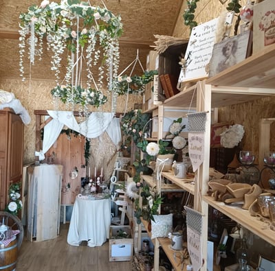 décoratrice mariage Sud Nantes, showroom décoration mariage Vendée, mariage Corcoué-sur-Logne