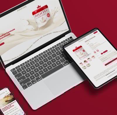 Digital assets for Niuriss's marketing and advertisement strategy.