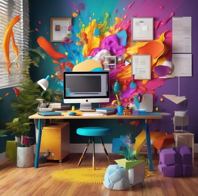Landing page image of colourul office