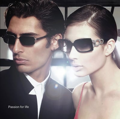 Azzaro Eyewear advertising campaign