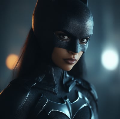 batwoman in her bat cowl