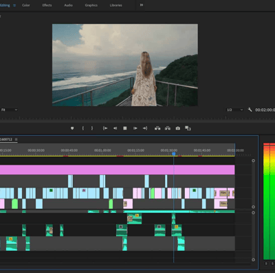 Editing a travel vlog in Premiere Pro