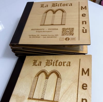 Menu pizzeria progettazione e realizzazione