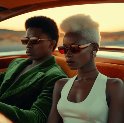 a powerful black couple
