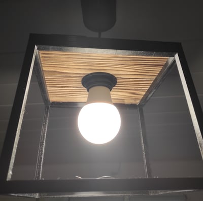 Lustre une fois en place