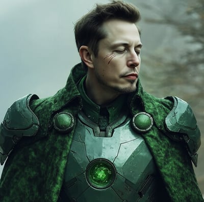elon musk as dr doom