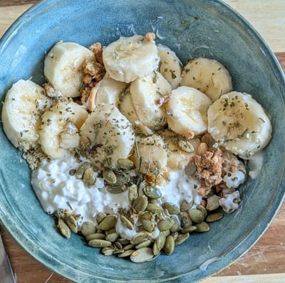 Savory Cottage Cheese Breakfast Bowl