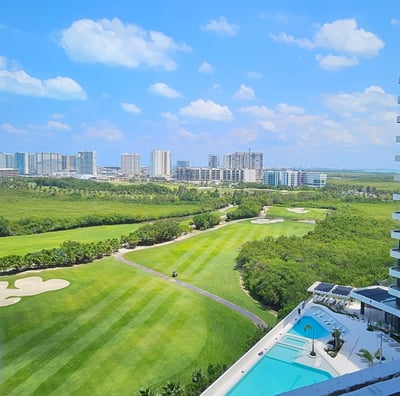 departamento en venta cerca be towers puerto cancun