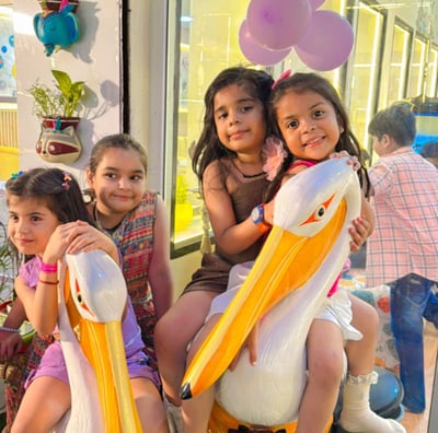 Kids having fun in palyzone